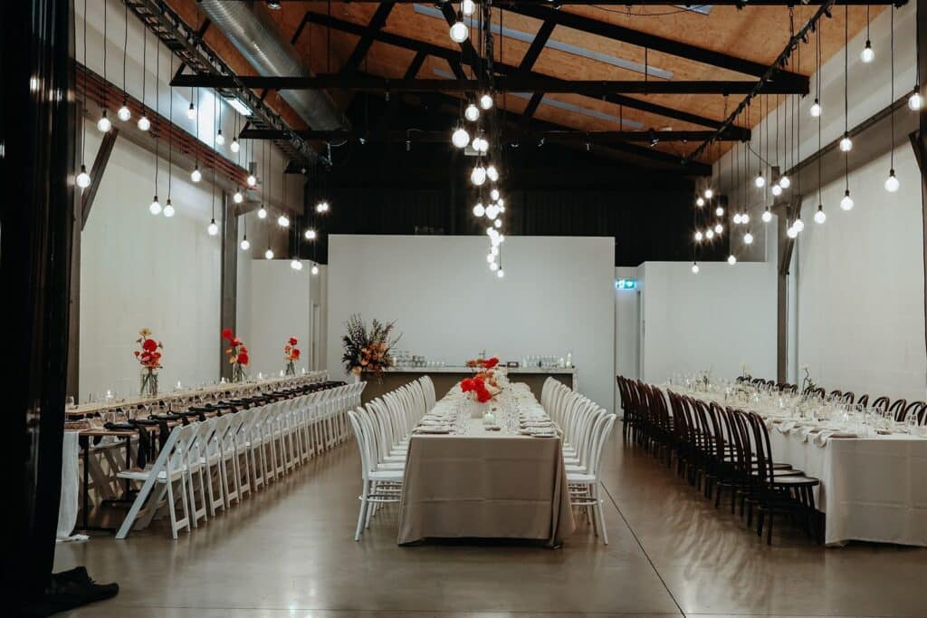 Two Ton Max wedding reception styling