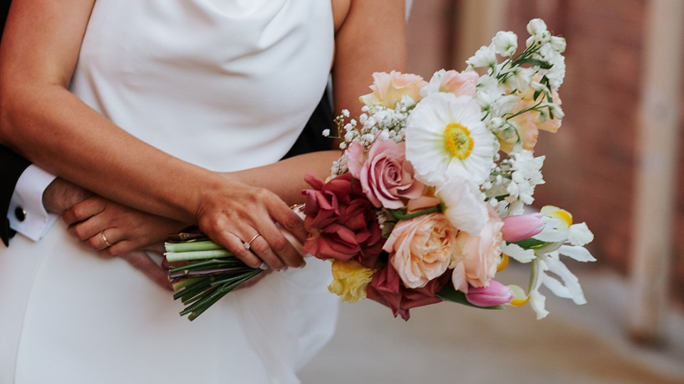 Bridal floral bouquet by Anatomy of Flowers