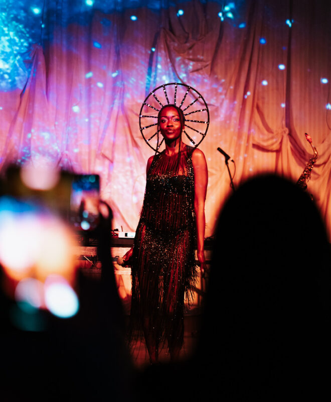 An extraordinary live performance at Two Ton Max, where advanced visual projections and innovative event technology transform the space into an unforgettable atmosphere