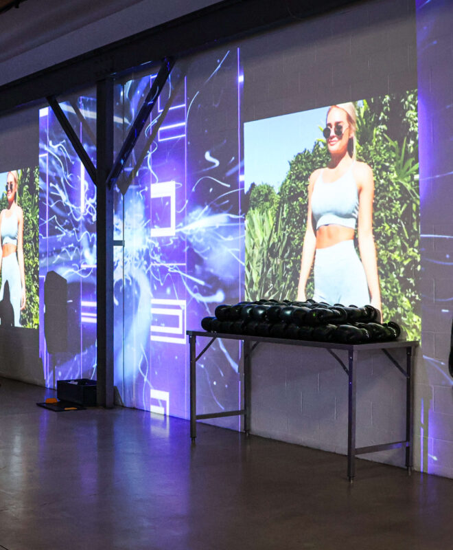 Two Ton Max hosts a corporate product launch, showcasing the latest innovation with cutting-edge projection technology and immersive visuals that captivate attendees.