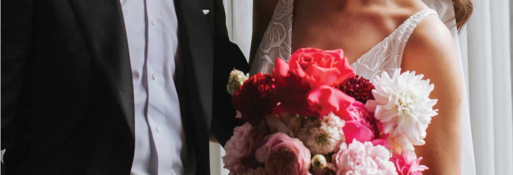 Wedding bouquet, by Anatomy of Flowers.